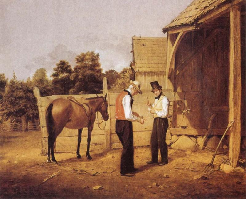 William Sidney Mount The Horse Dealers France oil painting art